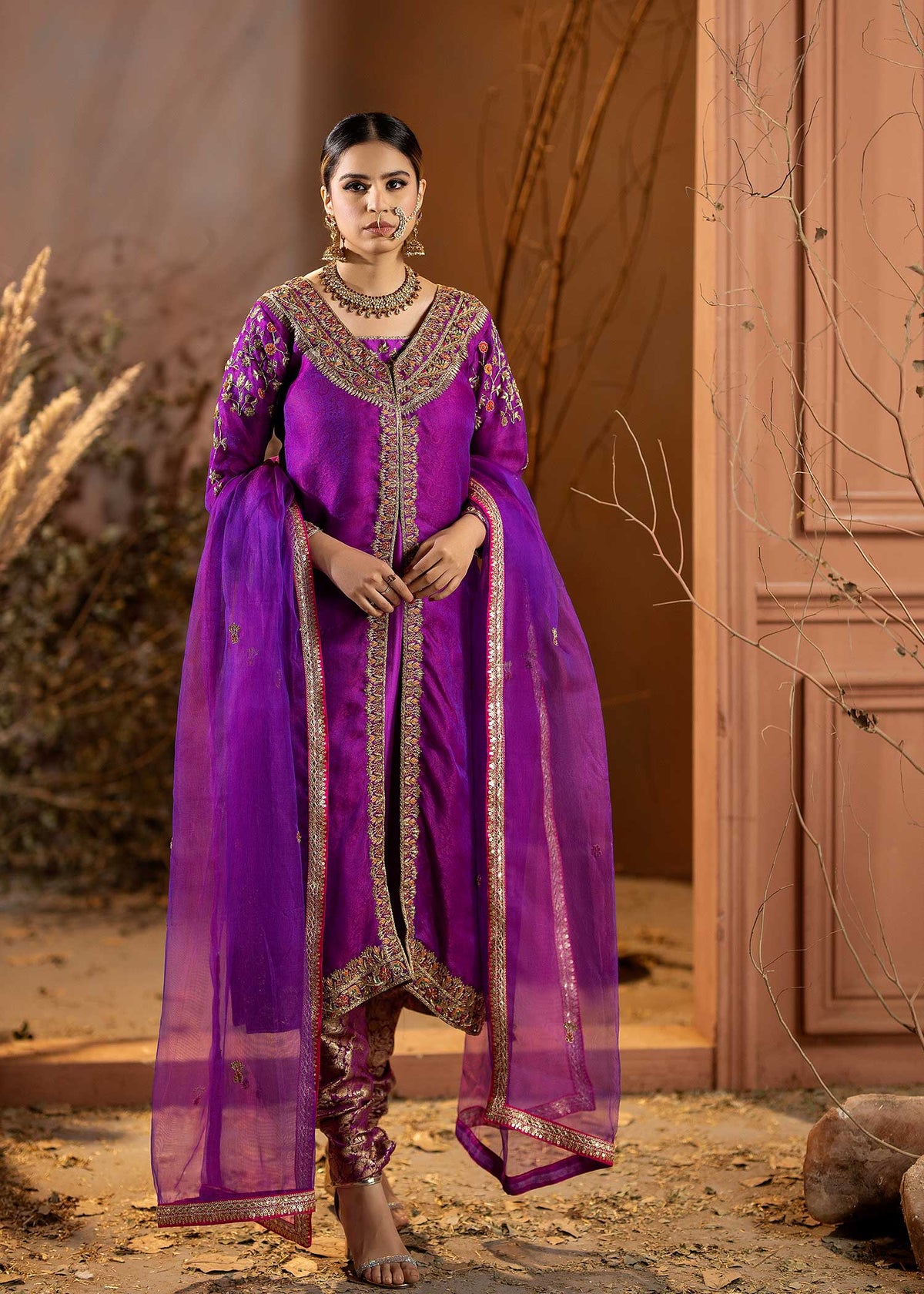 Purple Haze Pret Studio | Apsara Formals | Banafshan by Purple Haze - Designer Dress - Type: Ladies Clothes - Available at Libayah - 100% Original