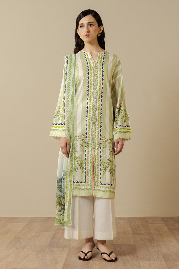 Zara Shahjahan | Coco Prints 26 | Nerine-1A by Zara Shahjahan - Designer Dress  - Type : Ladies Clothes - Available at Libayah - 100% Original 