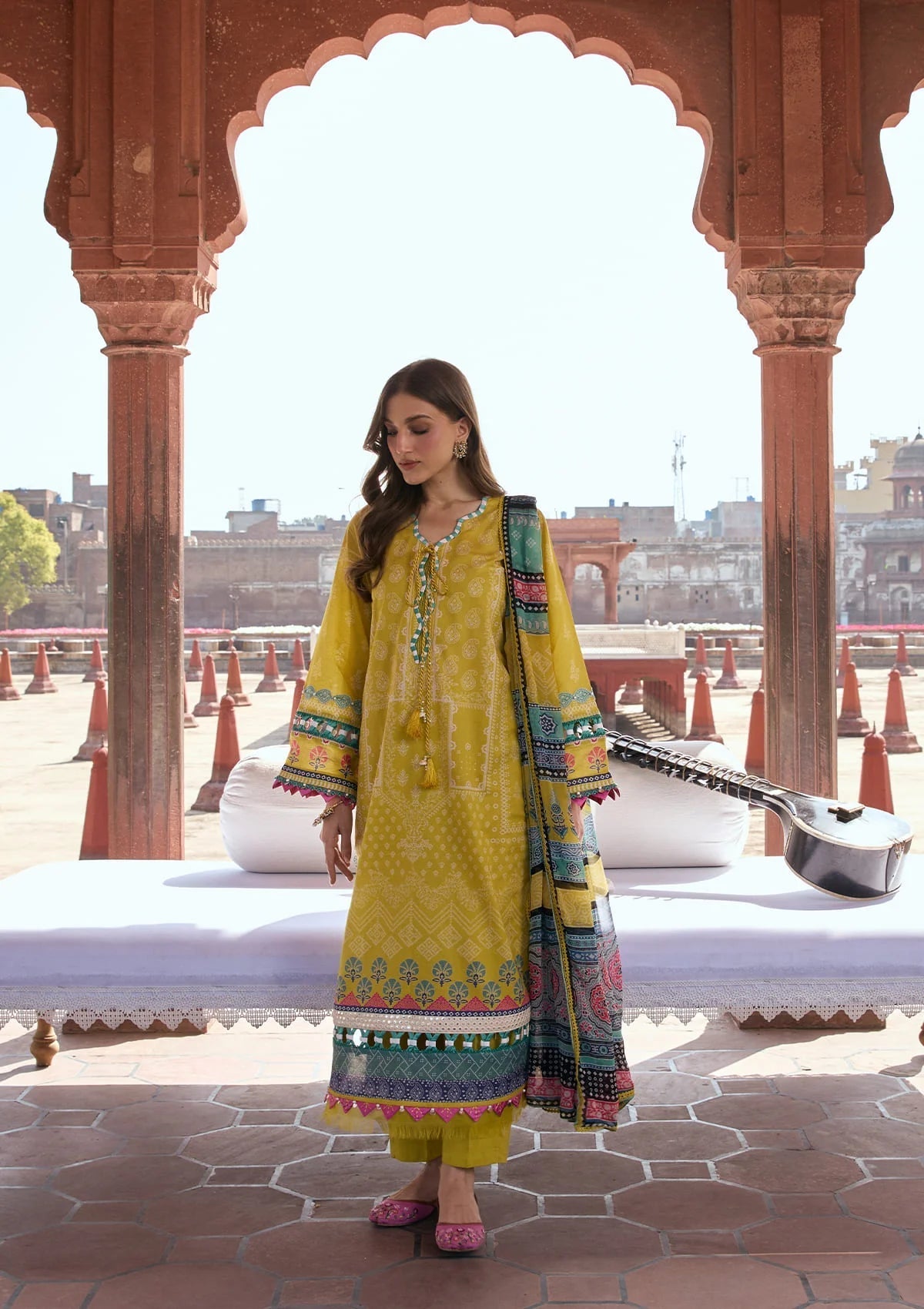 Kahf Premium | Prints Collection 26 | KPS-8A ZARAFSHAN - by Libayah - Registered Vendor of : Kahf Premium - 100% Original Designer Dress