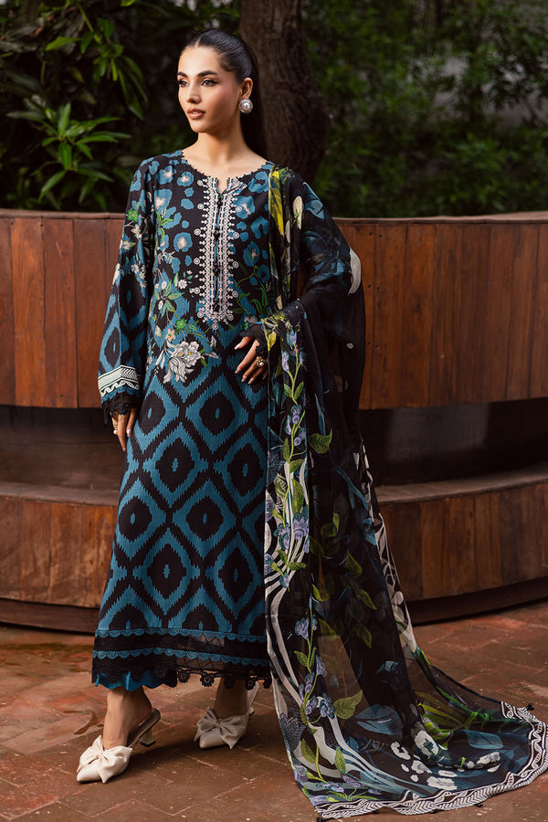 Nureh | Signature Printed Linen | SP-165 by Nureh - Designer Dress  - Type : Ladies Clothes - Available at Libayah - 100% Original 