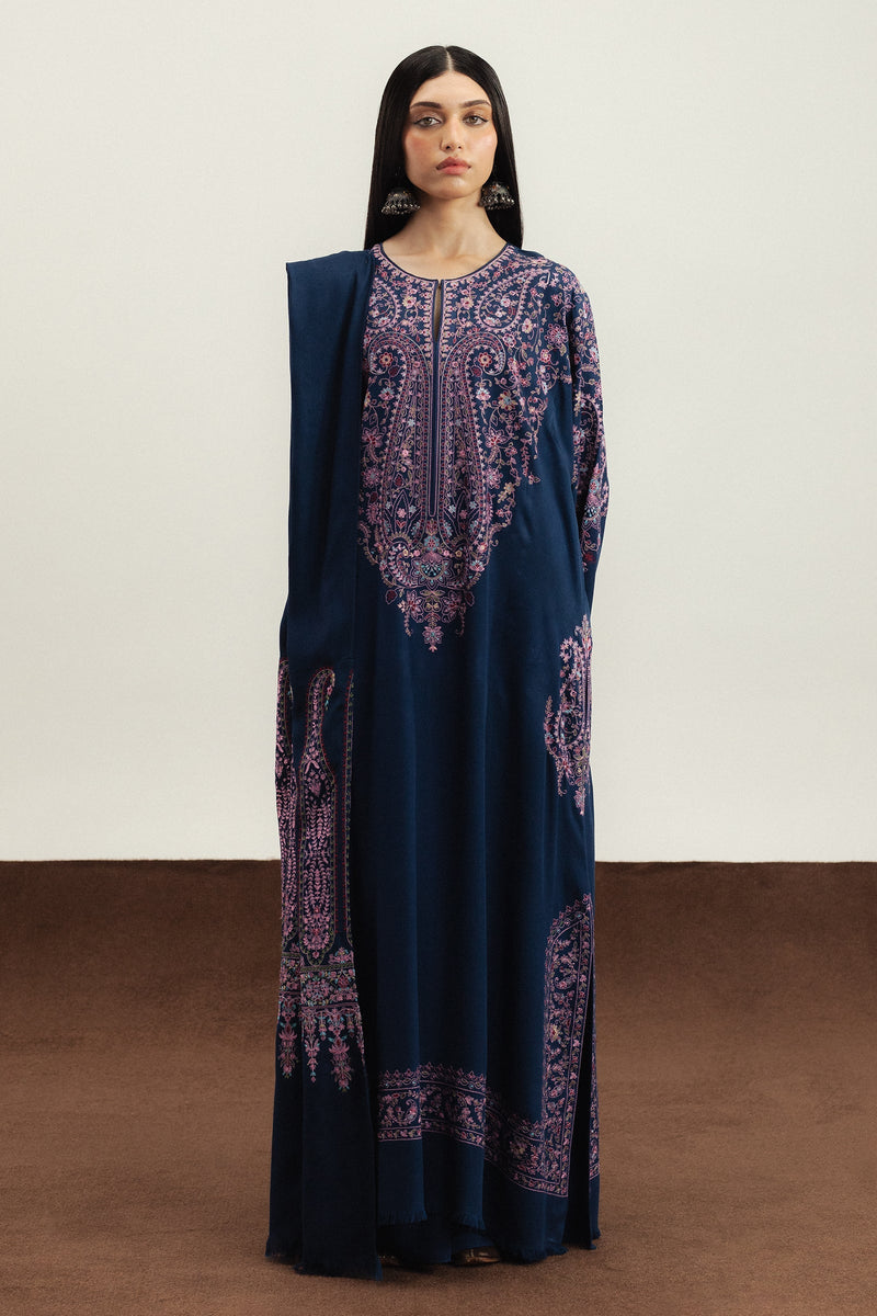 Neelum – authentic Pakistani dress from the Zara Shahjahan Winter 25 collection for women in the UK.