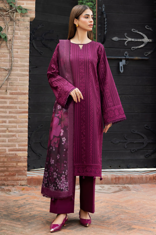 Farasha | Eminence Khaddar 25 | Rosemer by Farasha - Designer Dress - Type : Ladies Clothes - Available at Libayah - 100% Original 