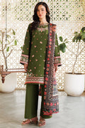 Farasha | Summer Weaves Embroidered Lawn | Olivine Dreams by Farasha - Designer Dress - Type: Ladies Clothes - Available at Libayah - 100% Original