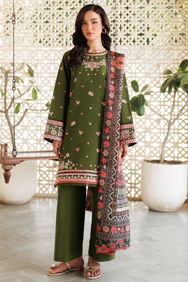 Farasha | Summer Weaves Embroidered Lawn | Olivine Dreams by Farasha - Designer Dress - Type: Ladies Clothes - Available at Libayah - 100% Original