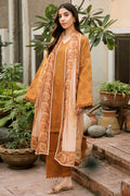 Farasha | Summer Weaves Embroidered Lawn | Golden Dusk by Farasha - Designer Dress - Type: Ladies Clothes - Available at Libayah - 100% Original