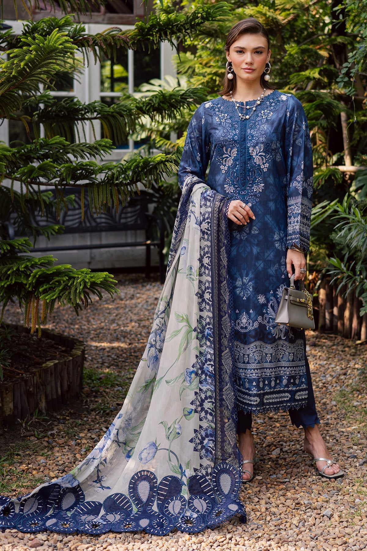 Nureh | Gardenia Lawn 26 | NSG-213 by Nureh - Designer Dress  - Type : Ladies Clothes - Available at Libayah - 100% Original 