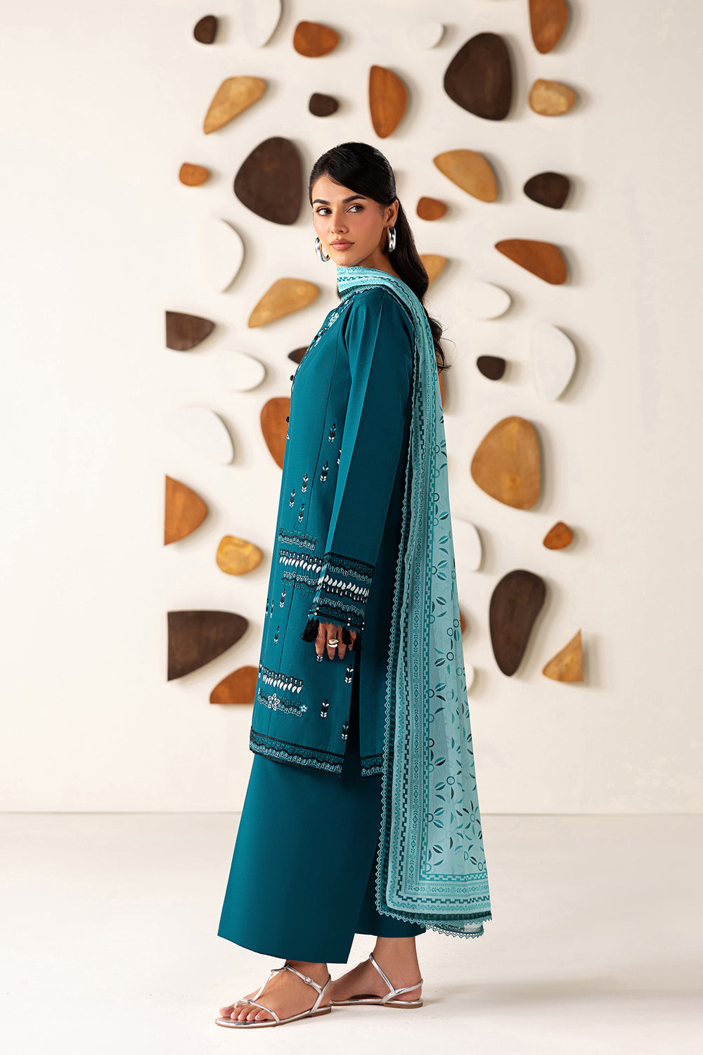 Farasha | Summer Melody 26 | Arctic Teal by Farasha - Designer Dress  - Type : Ladies Clothes - Available at Libayah - 100% Original 