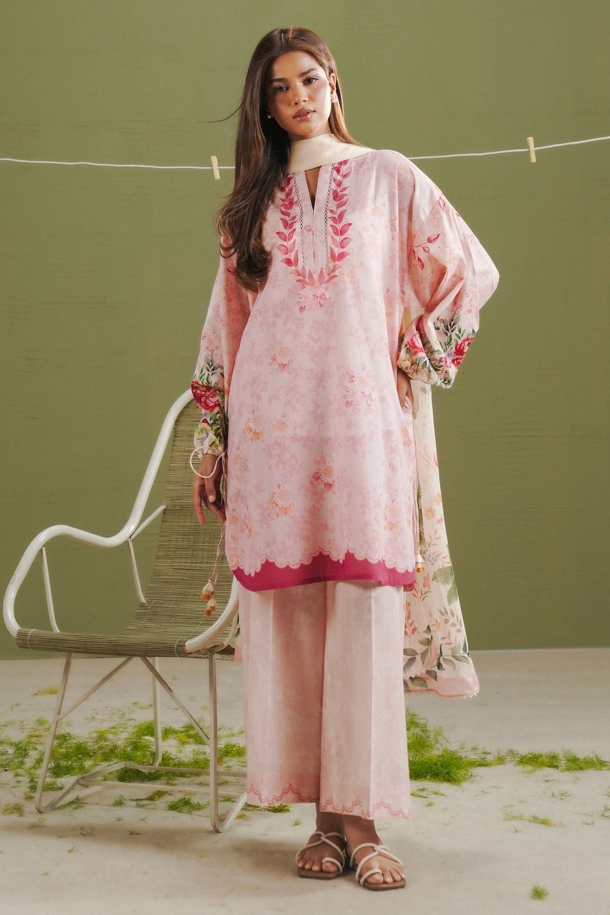Zara Shahjahan | Coco Prints 26 | Ayla-8B - Designer Dress - Type : Ladies Clothes - Available at Libayah - 100% Original