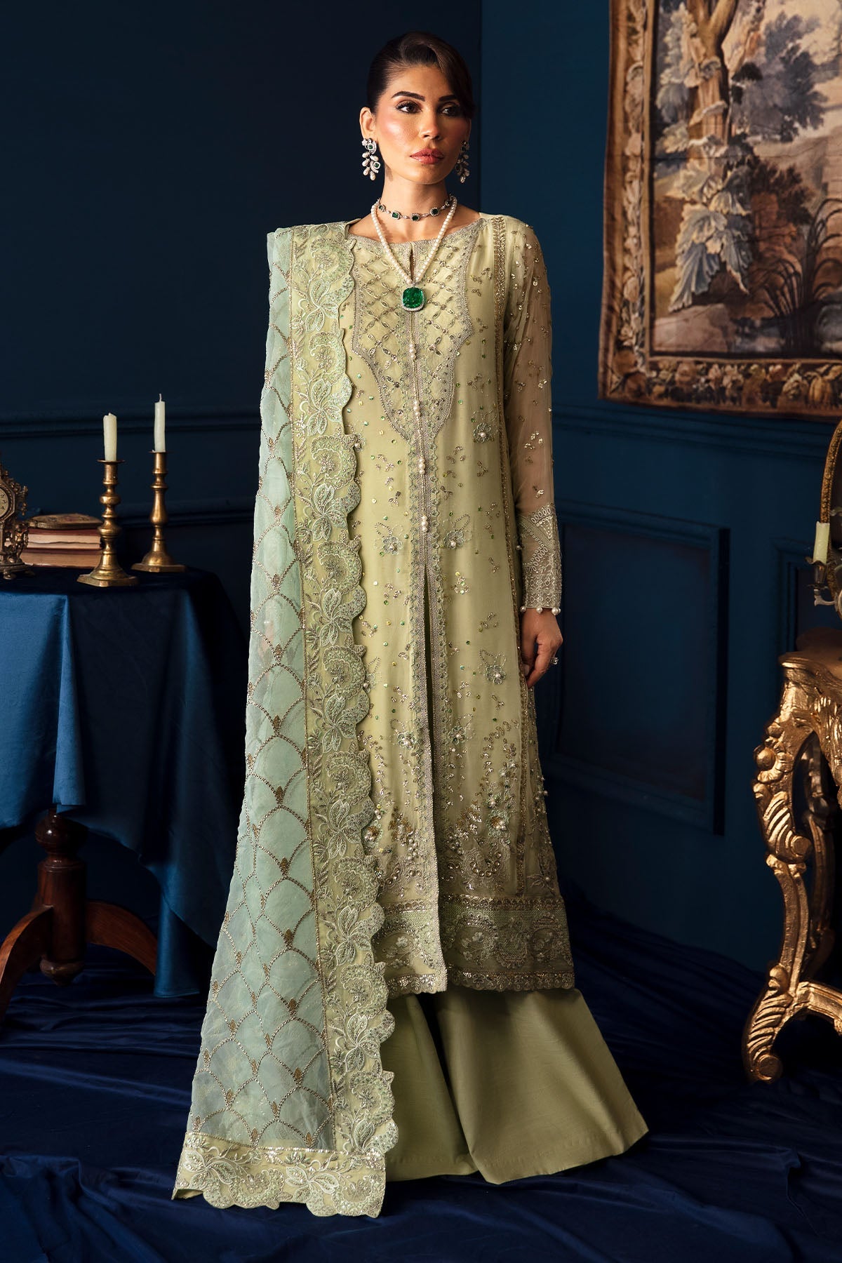 Nureh | Elanora Formal 24 | NEL-50-Meadow by Nureh - Designer Dress - Type: Ladies Clothes - Available at Libayah - 100% Original