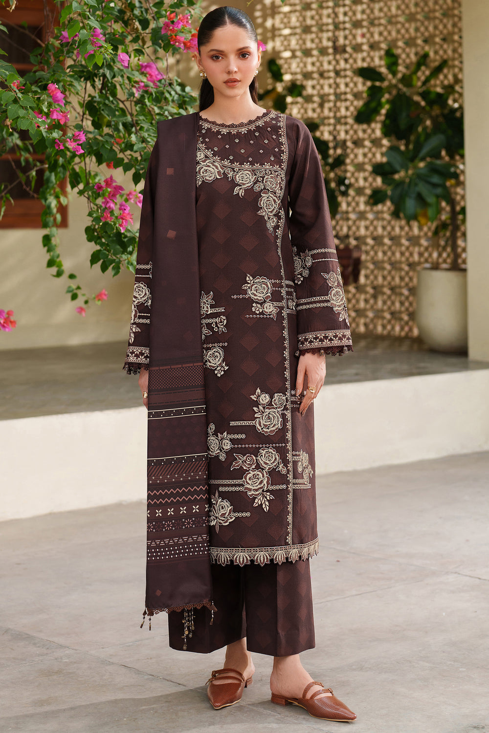 Farasha | Meline Premium Viscose 25 | Autumn Rose by Farasha - Designer Dress  - Type : Ladies Clothes - Available at Libayah - 100% Original 
