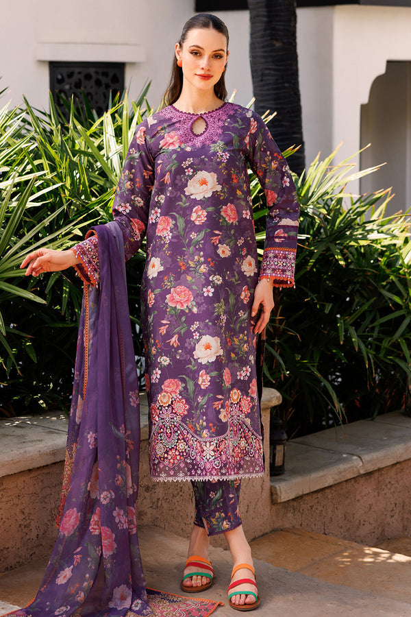 Farasha | Printed Essentials | Majestic Purple by Farasha - Designer Dress - Type: Ladies Clothes - Available at Libayah - 100% Original