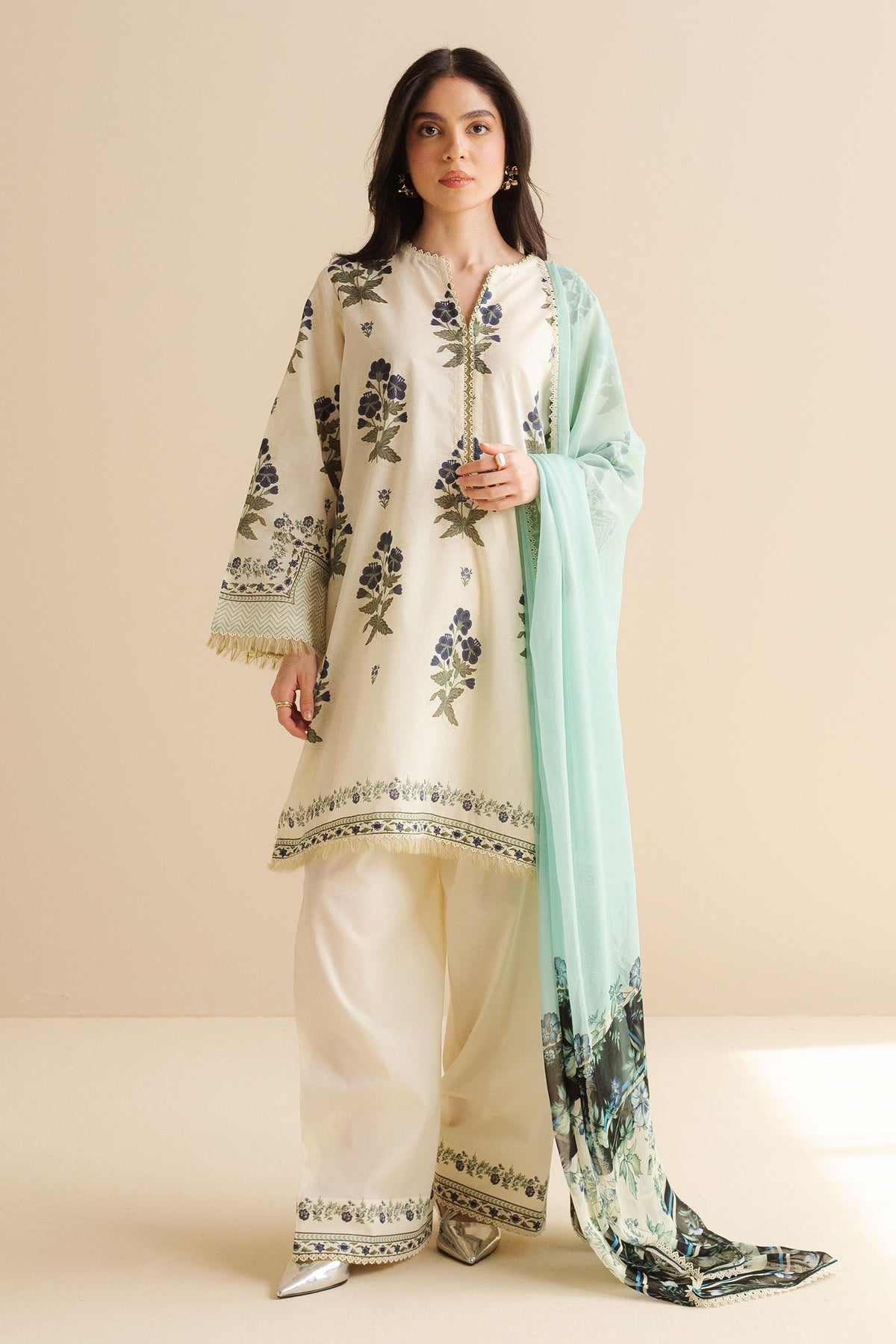 Zara Shahjahan | Coco Prints | Raya-2B by Zara Shahjahan - Designer Dress - Type: Ladies Clothes - Available at Libayah - 100% Original