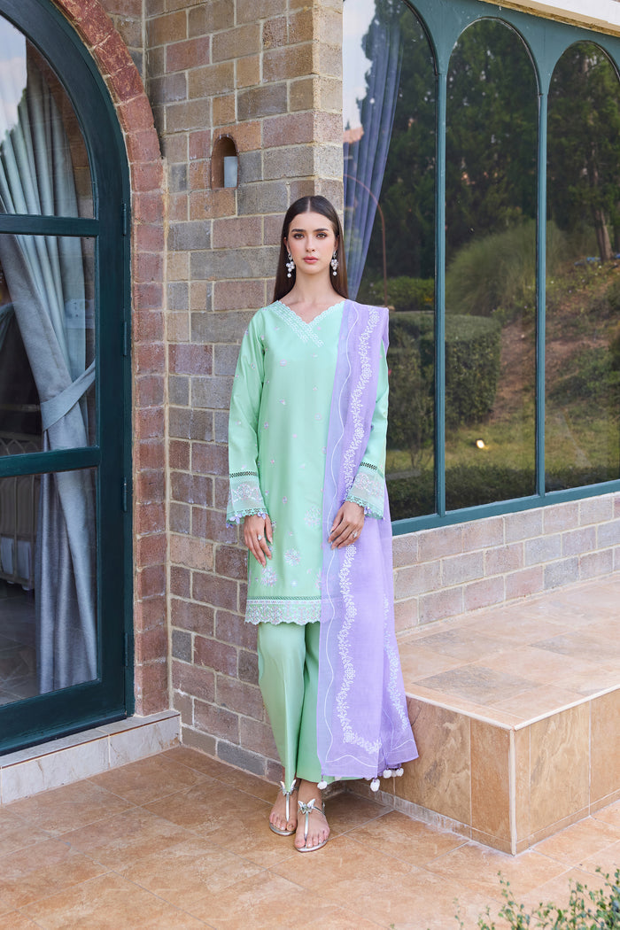 Farasha | Sorine Summer 26 | Aqua Cloud by Farasha - Designer Dress  - Type : Ladies Clothes - Available at Libayah - 100% Original 
