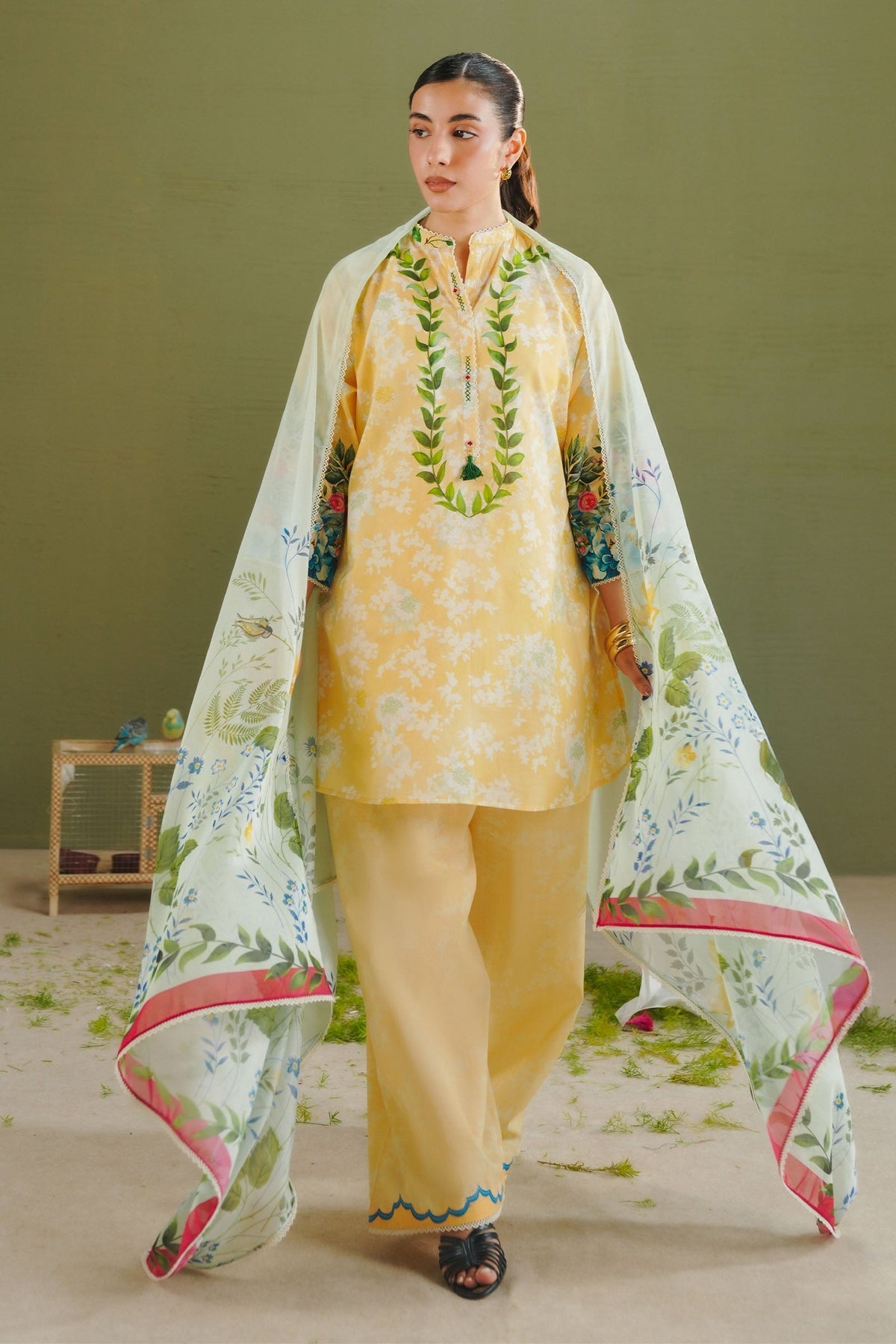 Zara Shahjahan | Coco Prints 26 | Ayla-8A - Designer Dress - Type : Ladies Clothes - Available at Libayah - 100% Original