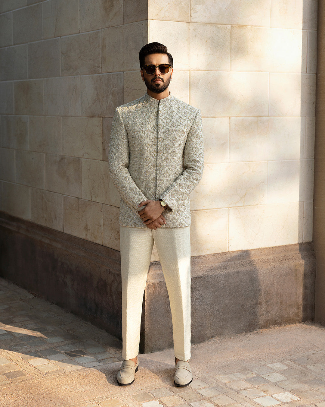 Pakistani Menswear | Faiza Saqlain | Burq by Faiza Saqlain - Designer Dress - Type: MensWear - Available at Libayah - 100% Original