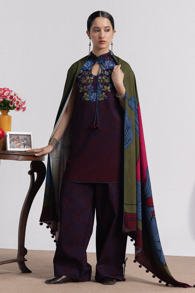 Zara ShahJahan | Coco Prints Winter 26 | Mira-1B by Zara ShahJahan - Designer Dress  - Type : Ladies Clothes - Available at Libayah - 100% Original 
