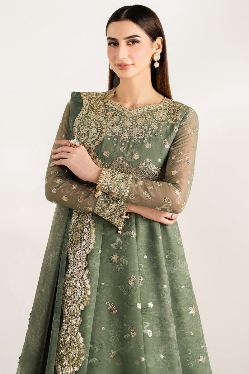 Farasha | Fiorella Formals | Olive Aura by Farasha - Designer Dress  - Type : Ladies Clothes - Available at Libayah - 100% Original 