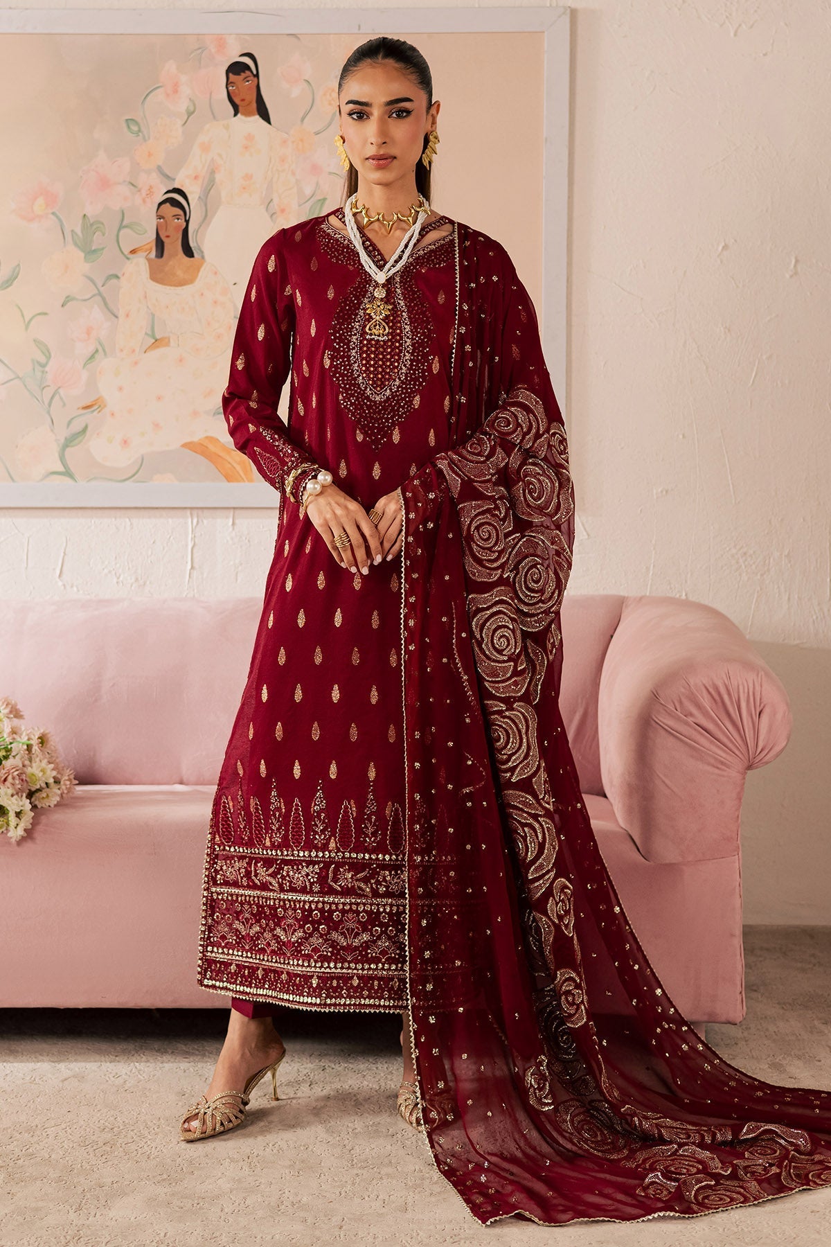 Nureh | Shades of Summer | NP-754 by Nureh - Designer Dress  - Type : Ladies Clothes - Available at Libayah - 100% Original 