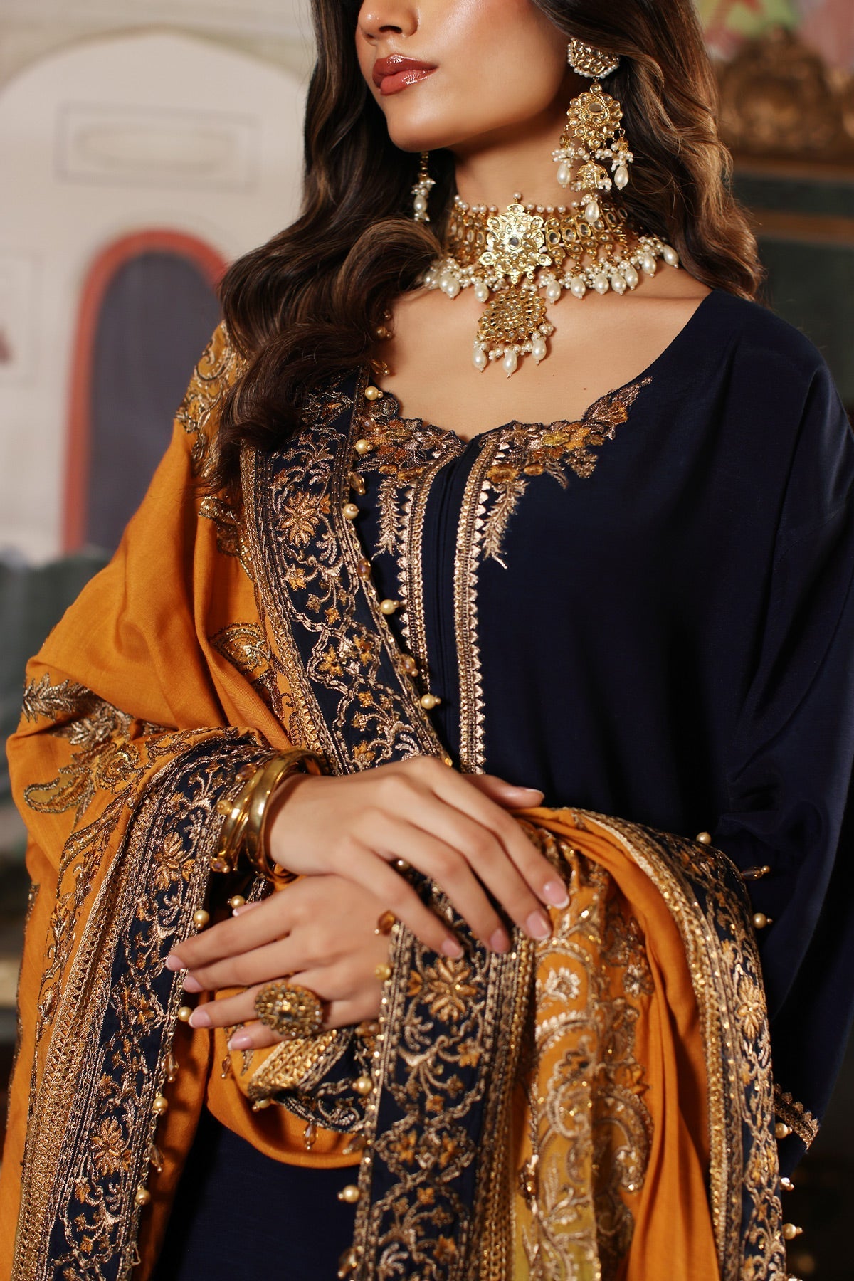 Mina Kashif | Luxury Pret | MKF23-17 by Mina Kashif - Designer Dress - Type: Formal - Available at Libayah - 100% Original