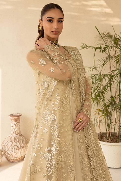 Farasha | Lu Zella Premium Formals 25 | Golden Aura by Farasha - Designer Dress  - Type : Ladies Clothes - Available at Libayah - 100% Original 