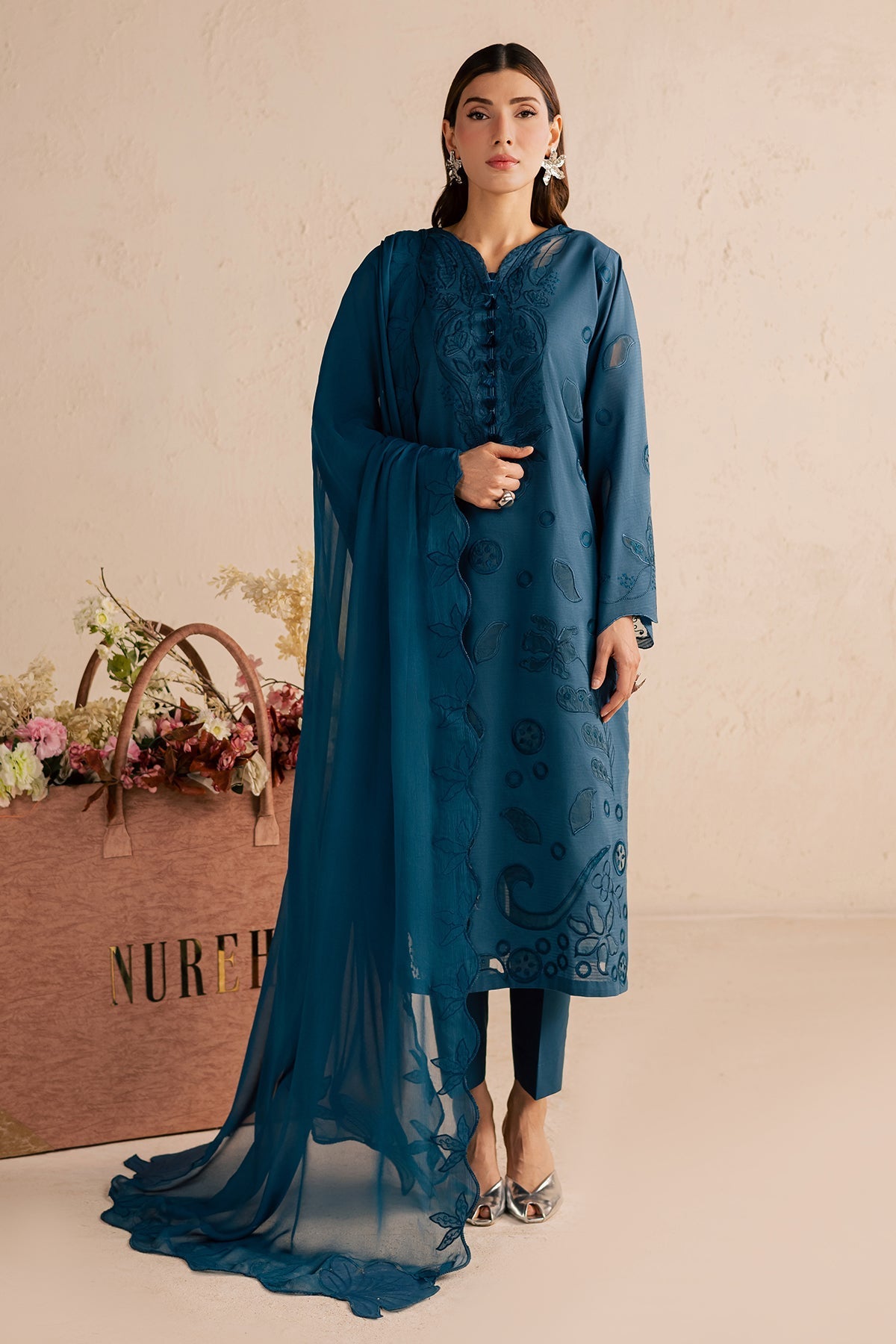 Nureh | Shades of Summer | NP-781 by Nureh - Designer Dress  - Type : Ladies Clothes - Available at Libayah - 100% Original 