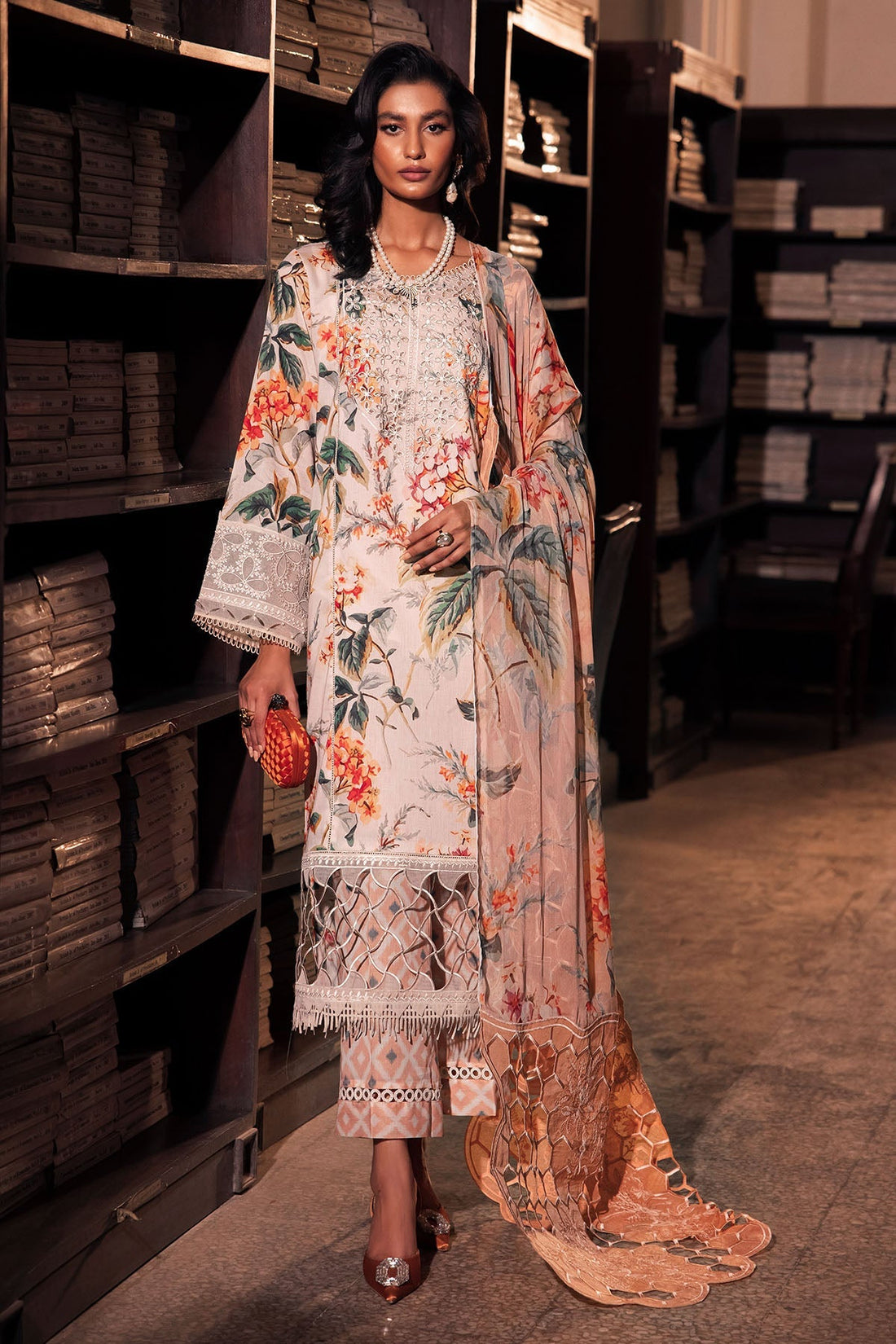 Nureh | Glam Girl Lawn | GL-13 by Nureh - Designer Dress - Type: Ladies Clothes - Available at Libayah - 100% Original