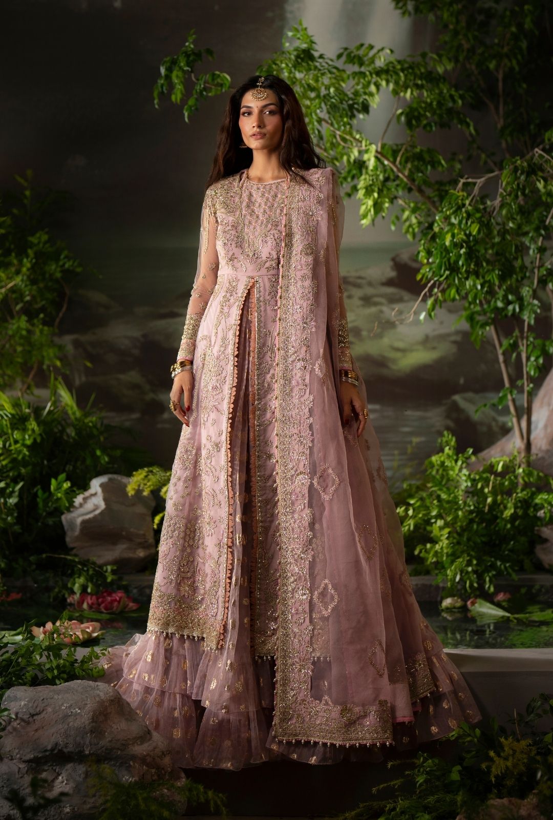 Dhanak – authentic Pakistani formal dress from the AJR Couture Dastan e Ishq collection for women in the UK