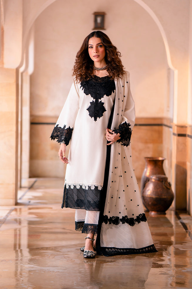 Fozia Khalid | Kahani Silk Luxury Dresses | Chandni by Fozia Khalid - Designer Dress - Type: Ladies Clothes - Available at Libayah - 100% Original