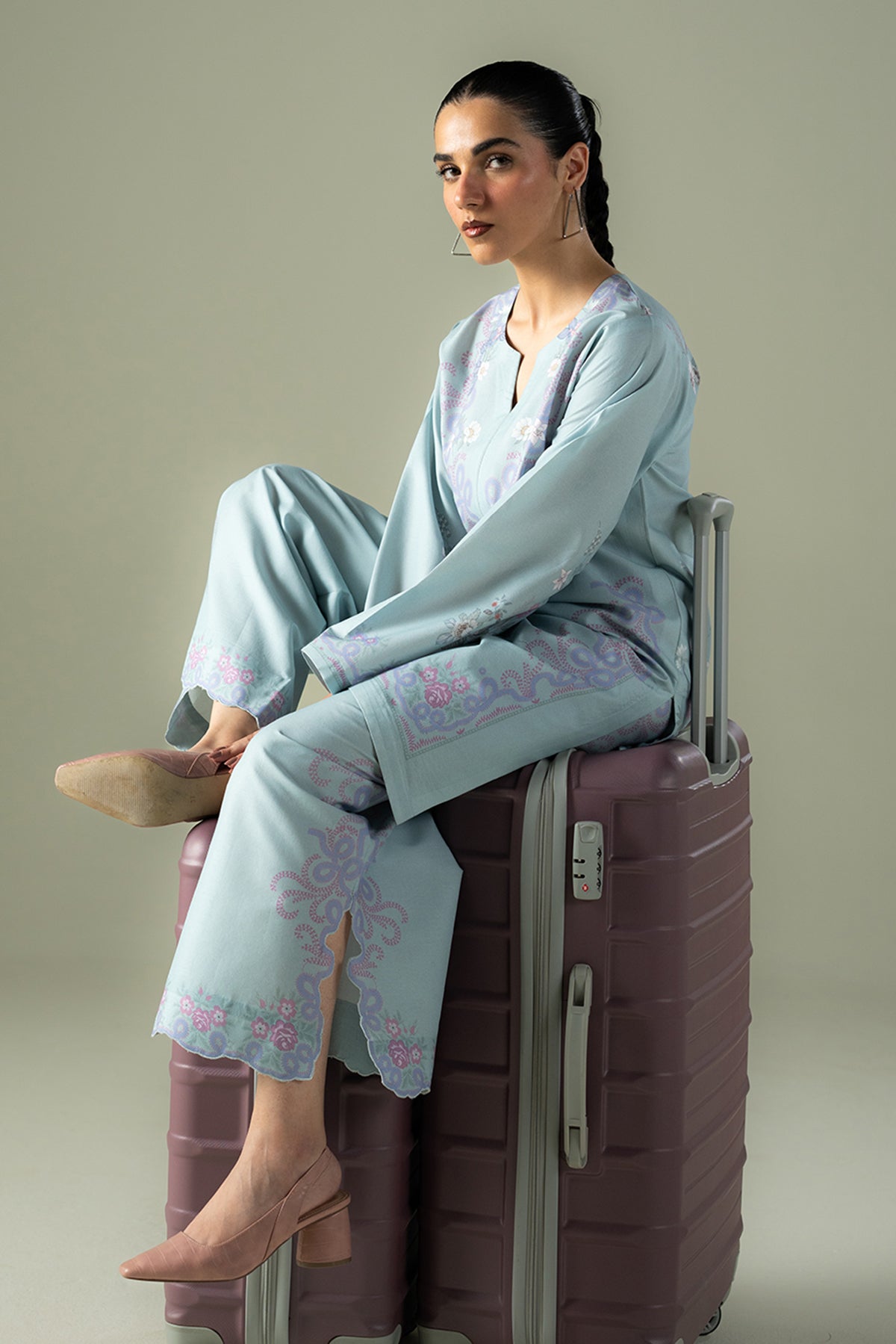 Afrozeh | Coords 25 | Misty by Afrozeh - Designer Dress  - Type : Ladies Clothes - Available at Libayah - 100% Original 