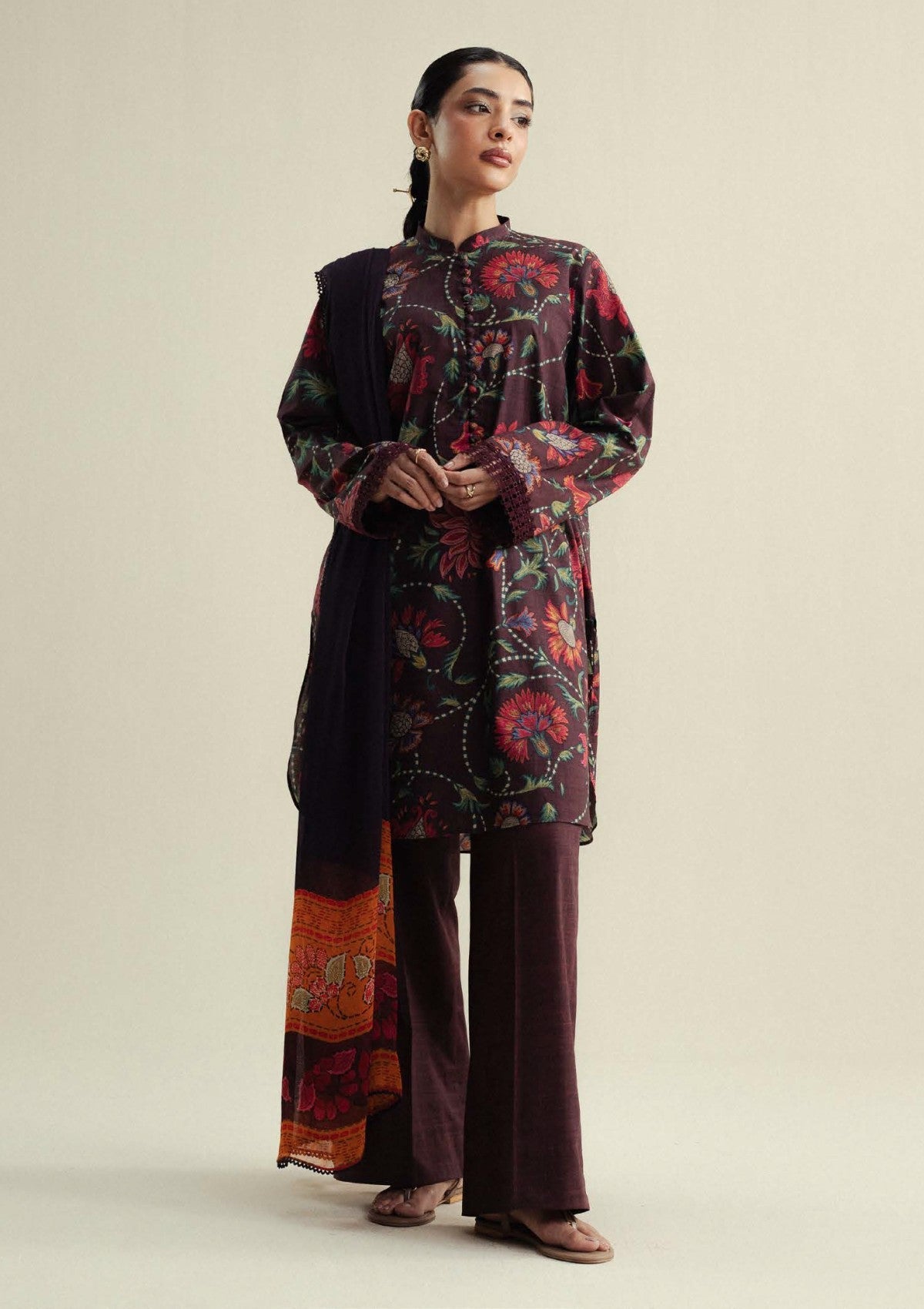 Zara Shahjahan | Coco Prints 25 | Meadow-1A by Zara Shahjahan - Designer Dress  - Type : Ladies Clothes - Available at Libayah - 100% Original 