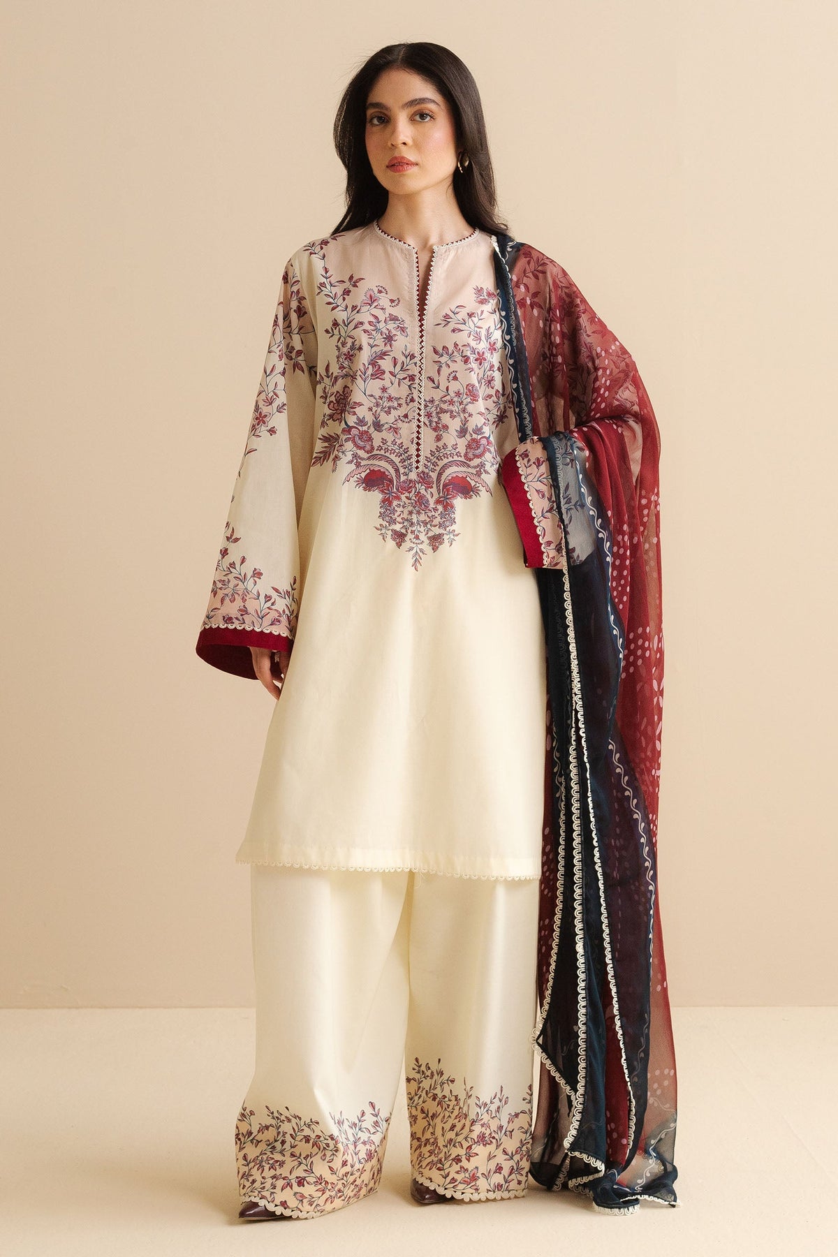 Zara Shahjahan | Coco Prints | Nisa-4B by Zara Shahjahan - Designer Dress - Type: Ladies Clothes - Available at Libayah - 100% Original