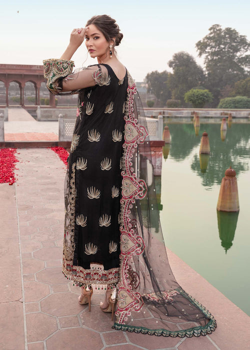 Meeral | Wedding Formals | Surmai - MD-01 by Meeral - Designer Dress - Type: Ladies Clothes - Available at Libayah - 100% Original