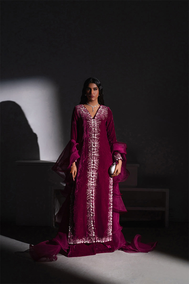 Caia | Luxury Velvet Edit 25 | Fuchsia by Caia - Designer Dress - Type: Ladies Clothes - Available at Libayah - 100% Original