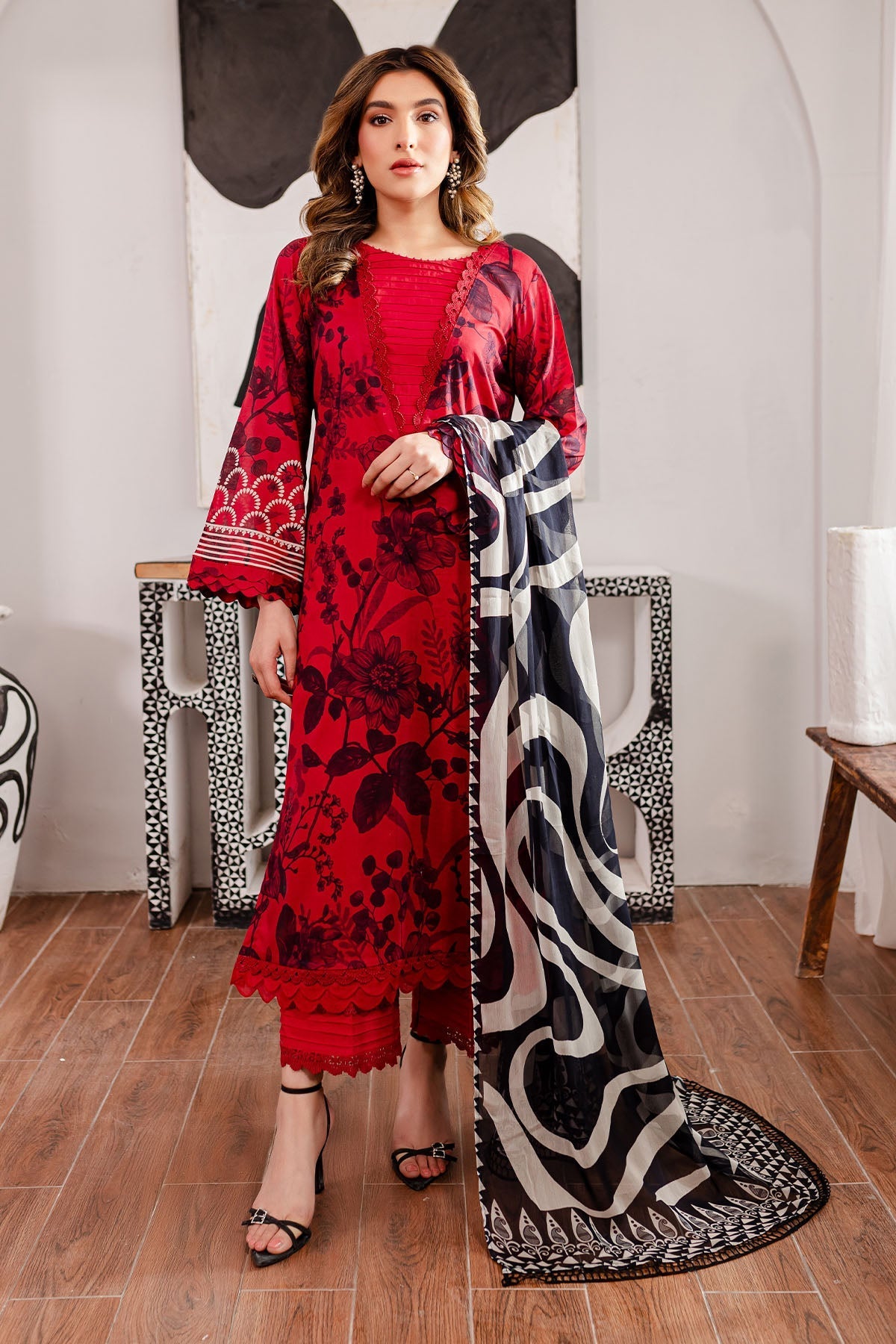 Nureh | Signature Prints 26 | SP-100 by Nureh - Designer Dress  - Type : Ladies Clothes - Available at Libayah - 100% Original 