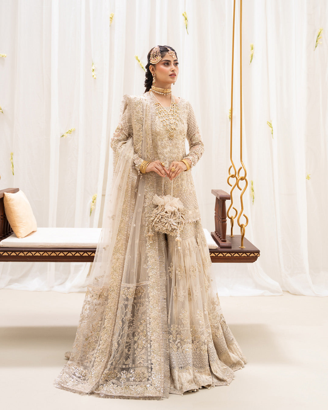 Faiza Saqlain | Rua Wedding Formals | Safak by Faiza Saqlain - Designer Dress  - Type : Ladies Clothes - Available at Libayah - 100% Original 