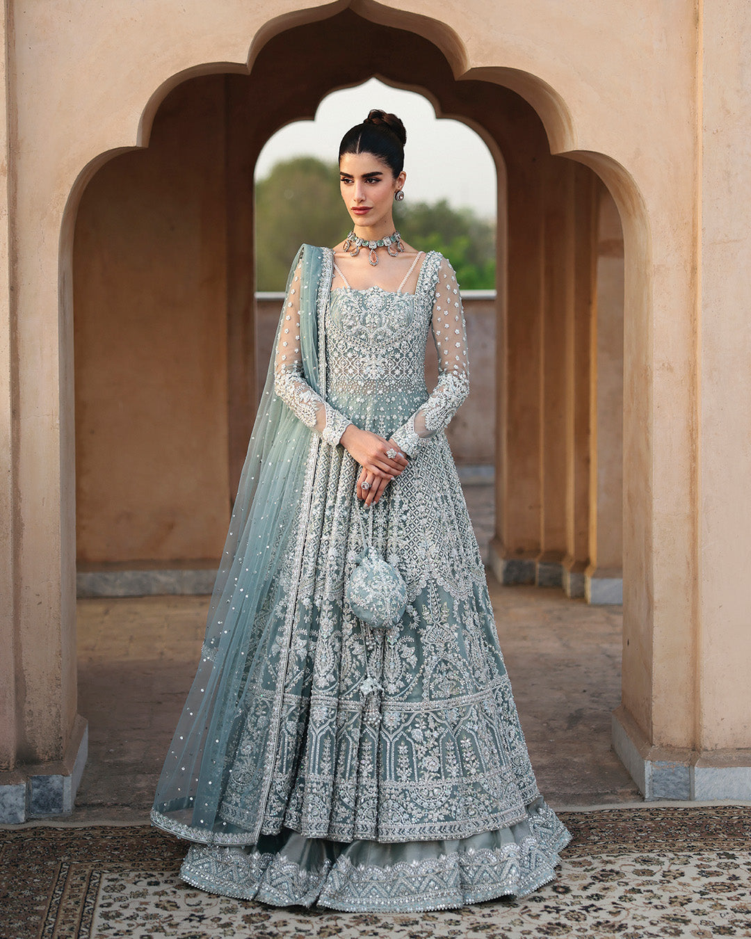 Faiza Saqlain | Averia Bridals | Dorien by Faiza Saqlain - Designer Dress  - Type : Ladies Clothes - Available at Libayah - 100% Original 