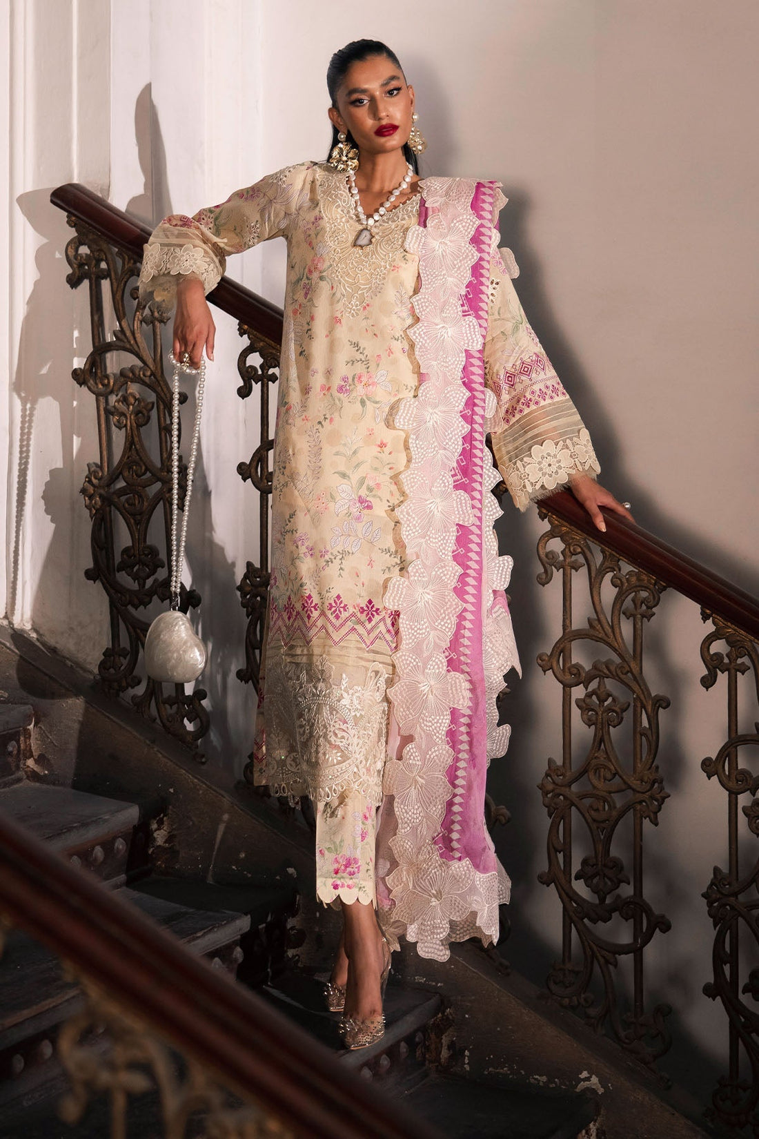 Nureh | Glam Girl Lawn | GL-14 by Nureh - Designer Dress - Type: Ladies Clothes - Available at Libayah - 100% Original