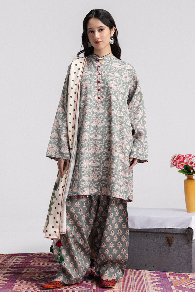 Zara ShahJahan | Coco Prints Winter 26 | Elowen-7A by Zara ShahJahan - Designer Dress  - Type : Ladies Clothes - Available at Libayah - 100% Original 