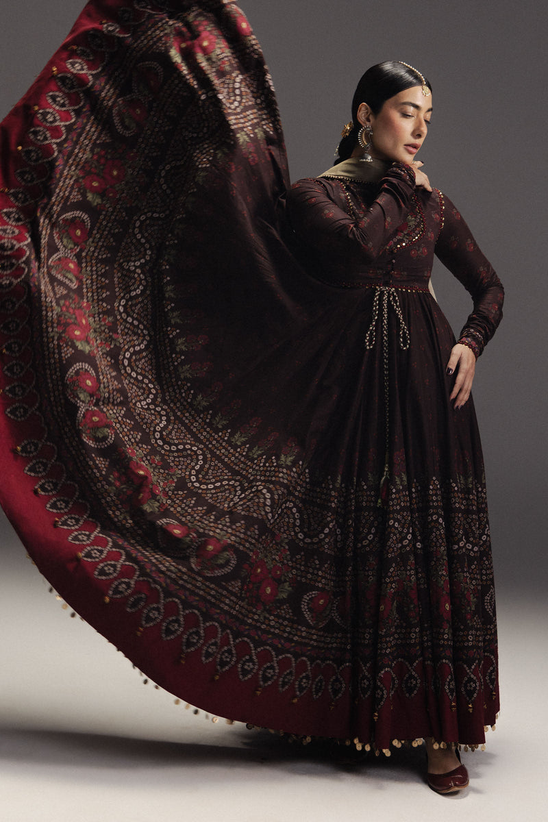 Zara Shahjahan | Anarkali 26 | Zarmeen-D7 - Designer Dress - Type : Ladies Clothes - Available at Libayah - 100% Original