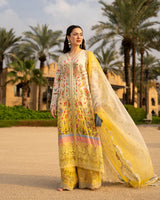 Faiza Saqlain | AYA - Unstitched Luxury Lawn '26 | Arta by Faiza Saqlain - Designer Dress  - Type : Ladies Clothes - Available at Libayah - 100% Original 