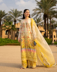 Faiza Saqlain | AYA - Unstitched Luxury Lawn '26 | Arta by Faiza Saqlain - Designer Dress  - Type : Ladies Clothes - Available at Libayah - 100% Original 