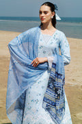 Farasha | Printed Essentials | Moonlit Blue by Farasha - Designer Dress - Type: Ladies Clothes - Available at Libayah - 100% Original