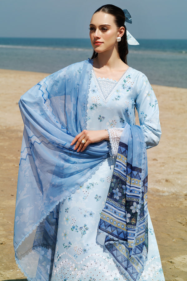 Farasha | Printed Essentials | Moonlit Blue by Farasha - Designer Dress - Type: Ladies Clothes - Available at Libayah - 100% Original