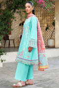 Farasha | Summer Weaves Embroidered Lawn | Ocean Veil by Farasha - Designer Dress - Type: Ladies Clothes - Available at Libayah - 100% Original
