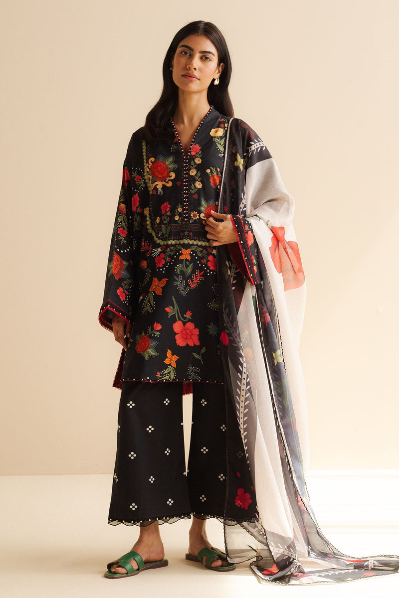 Zara Shahjahan | Coco Prints | Nyra-5A by Zara Shahjahan - Designer Dress - Type: Ladies Clothes - Available at Libayah - 100% Original