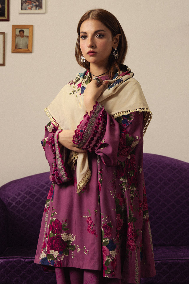 Zara ShahJahan | Coco Prints Winter 26 | Katya-9A by Zara ShahJahan - Designer Dress  - Type : Ladies Clothes - Available at Libayah - 100% Original 