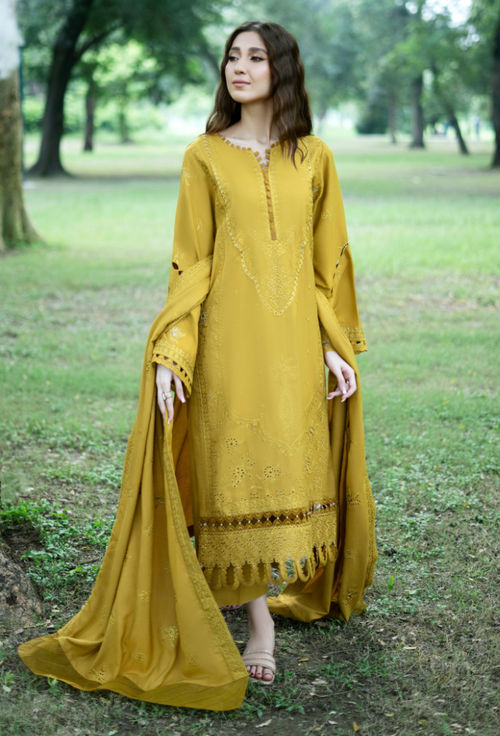 Hum Dum | Zephyr Wool Collection | Zephyr - D05 by HumDum - Designer Dress - Type: Luxury - Available at Libayah - 100% Original