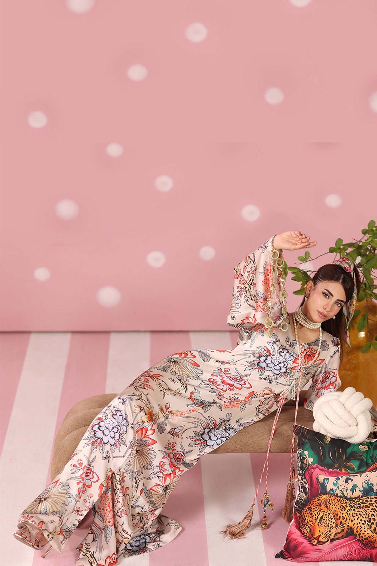 Musferah Saad | Resort Collection | Imperial Blossom by Musferah Saad - Designer Dress  - Type : Ladies Clothes - Available at Libayah - 100% Original 