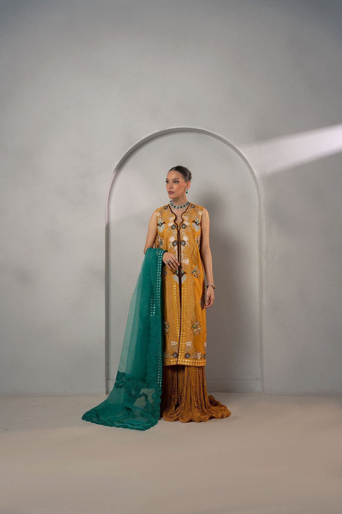Fozia Khalid | Dilkash Festive Wear 25 | Mehr by Fozia Khalid - Designer Dress - Type : Ladies Clothes - Available at Libayah - 100% Original 