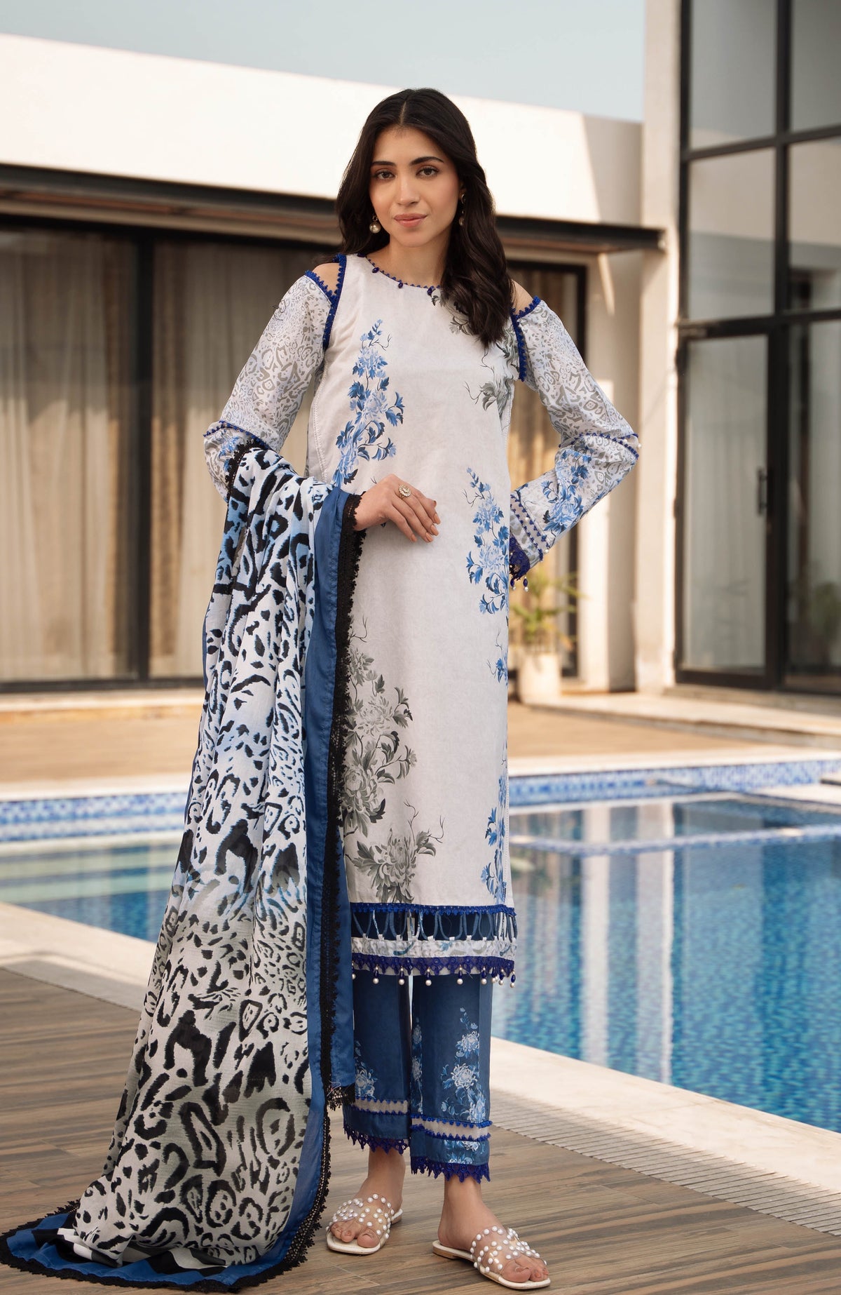 Alzohaib | Premium Prints 25 | AZP-25-02 by Alzohaib - Designer Dress - Type: Ladies Clothes - Available at Libayah - 100% Original